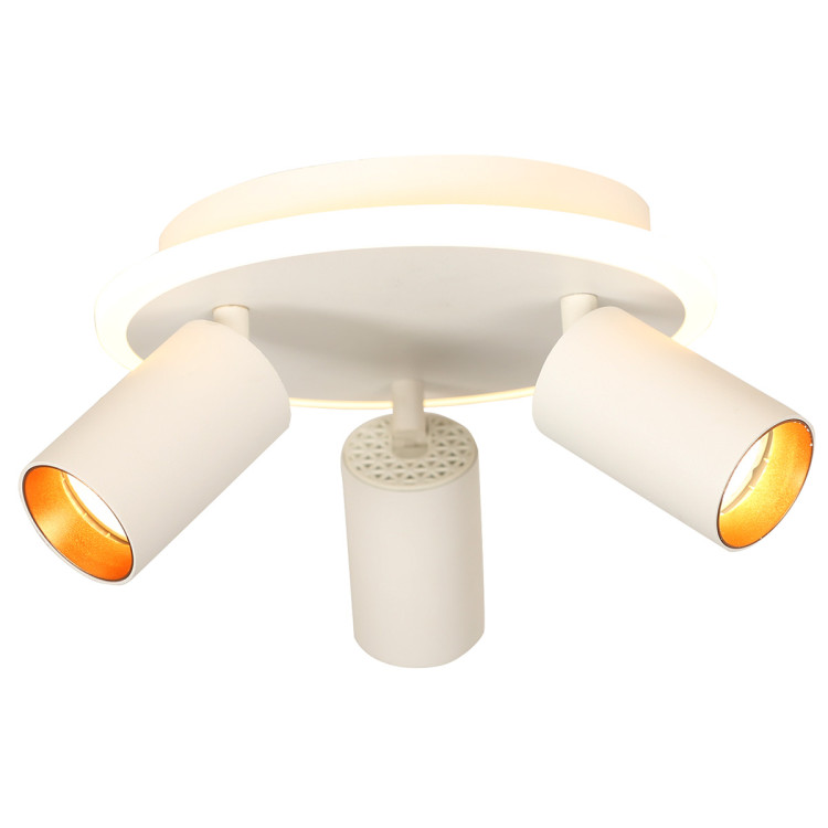 Plafon Parma 3 okrągły biały 3xGU10 LED CCT - 7586