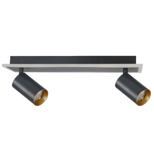 Spot Parma 2 czarny 2xGU10 LED CCT