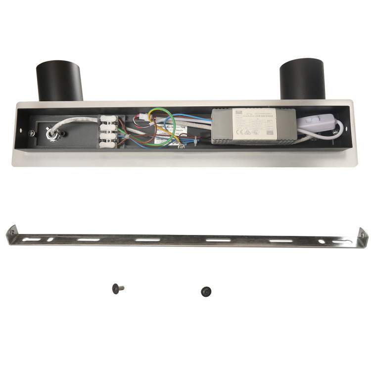 Spot Parma 2 czarny 2xGU10 LED CCT - 7615