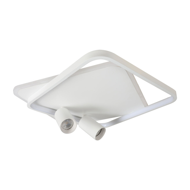 Plafon Parma 2 kwadratowy biały 2xGU10 LED CCT - 7620