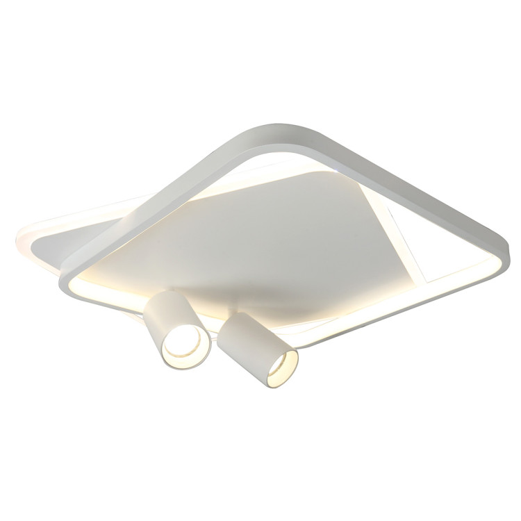 Plafon Parma 2 kwadratowy biały 2xGU10 LED CCT - 7642