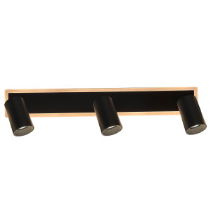 Spot Parma 3 czarny 3xGU10 LED CCT