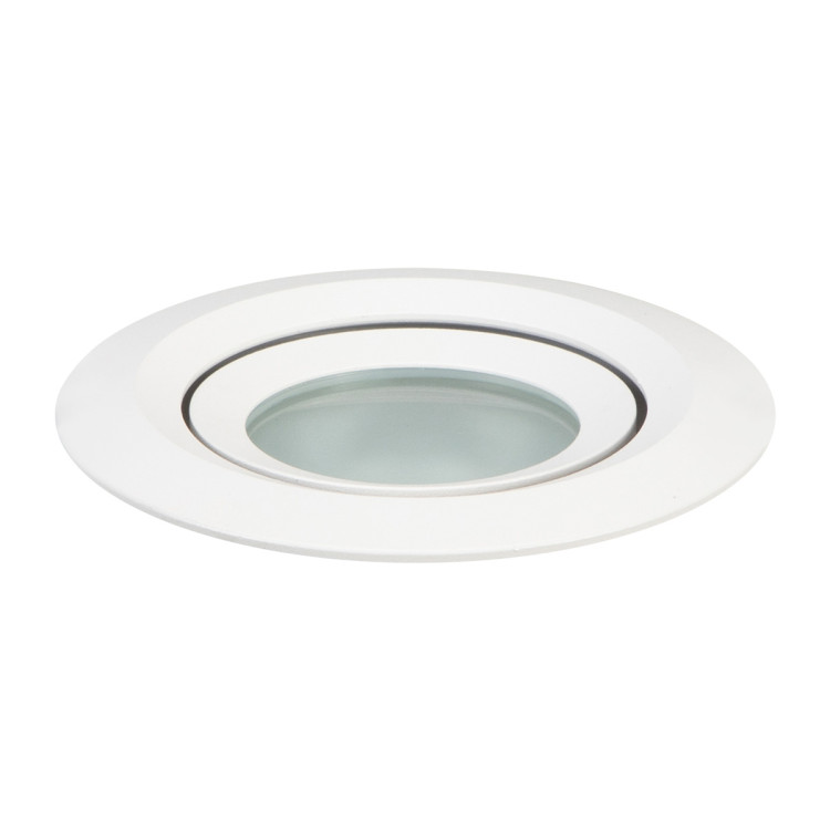 Ruchome oczko podtynkowe Lagos białe IP65 1xGU10 - 7719