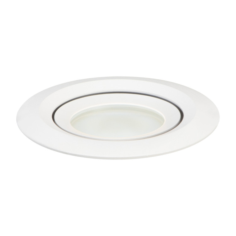 Ruchome oczko podtynkowe Lagos białe IP65 1xGU10 - 7721