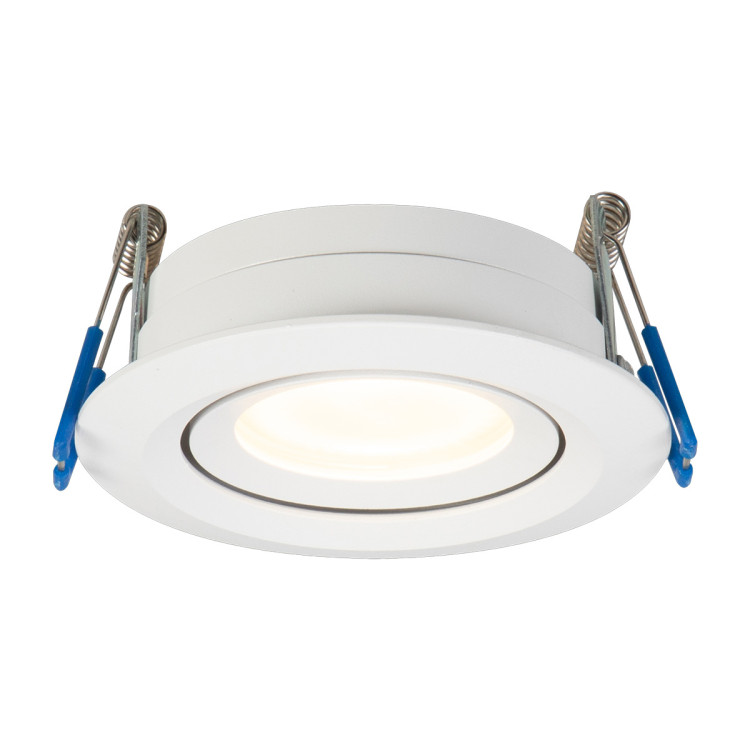 Ruchome oczko podtynkowe Lagos białe IP65 1xGU10 - 7723