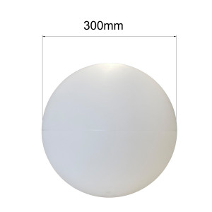 Lampa ogrodowa Gaja 30 cm biała 1xE27