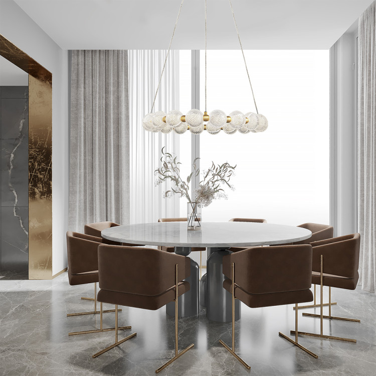 Diamond 18 wisząca złota - 8021