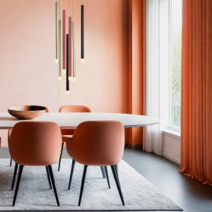 Lampa wisząca Lungo 7 kolor mix 7xG9