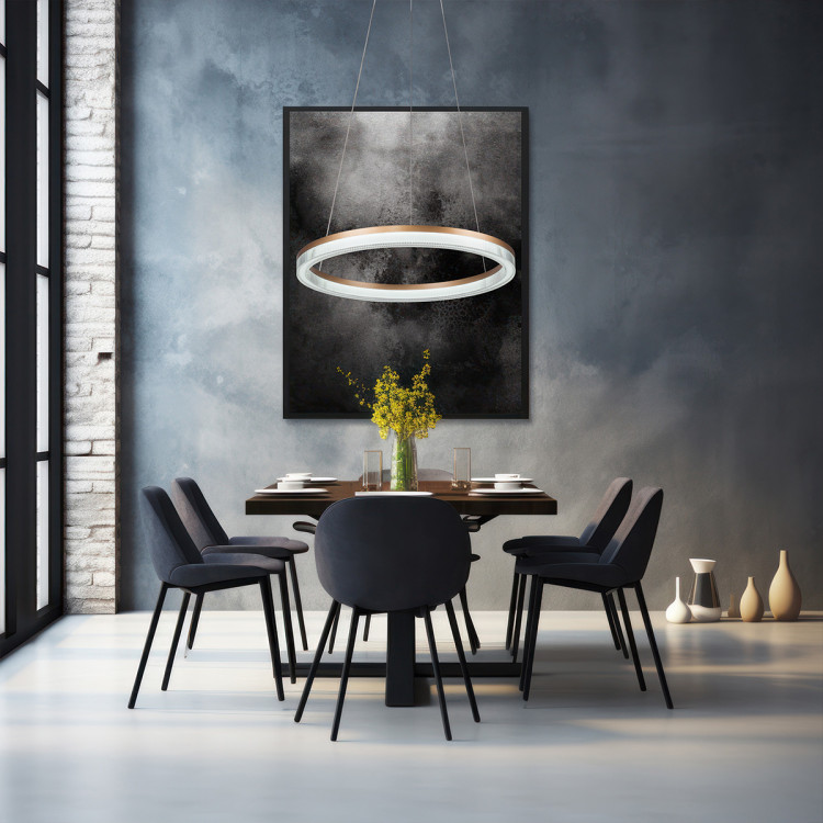 Lampa wisząca Midway Cristal Triangle złoto - transparentna LED CCT - 8037