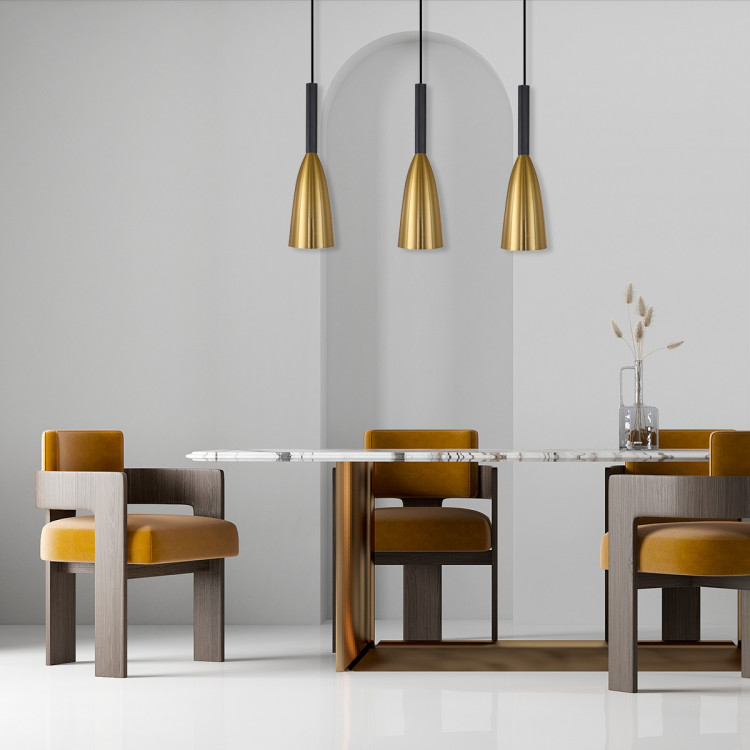 Lampa wisząca Solin 3 złota 3xE27 - 8166