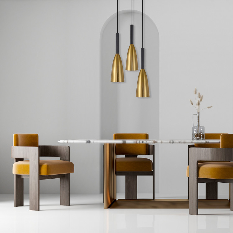 Lampa wisząca Solin 3 złota 3xE27 - 8168