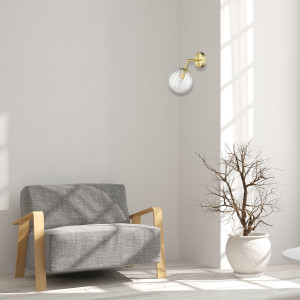 Kinkiet Arette złoty 1xG9