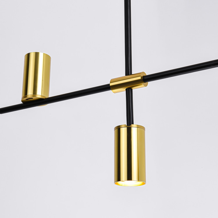 Lampa wisząca Arizona czarno - złota 4xGU10 - 8252