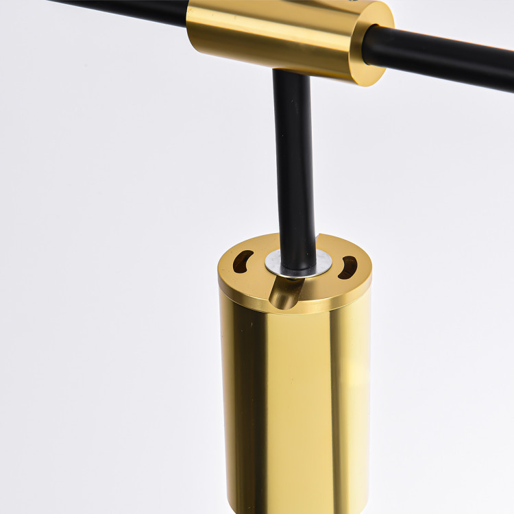 Lampa wisząca Arizona czarno - złota 9xGU10 - 8255