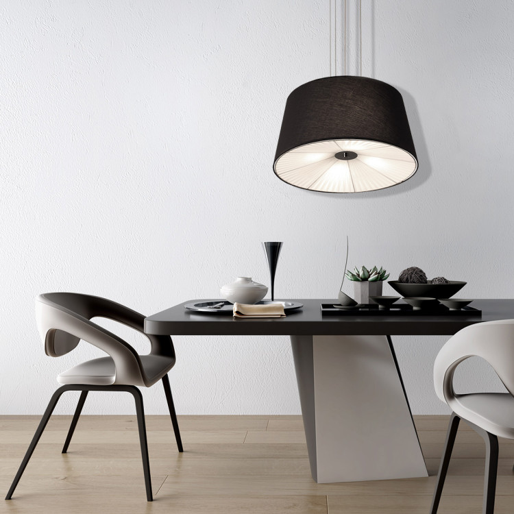 Lampa wisząca Bali czarna 4xE27 - 8257