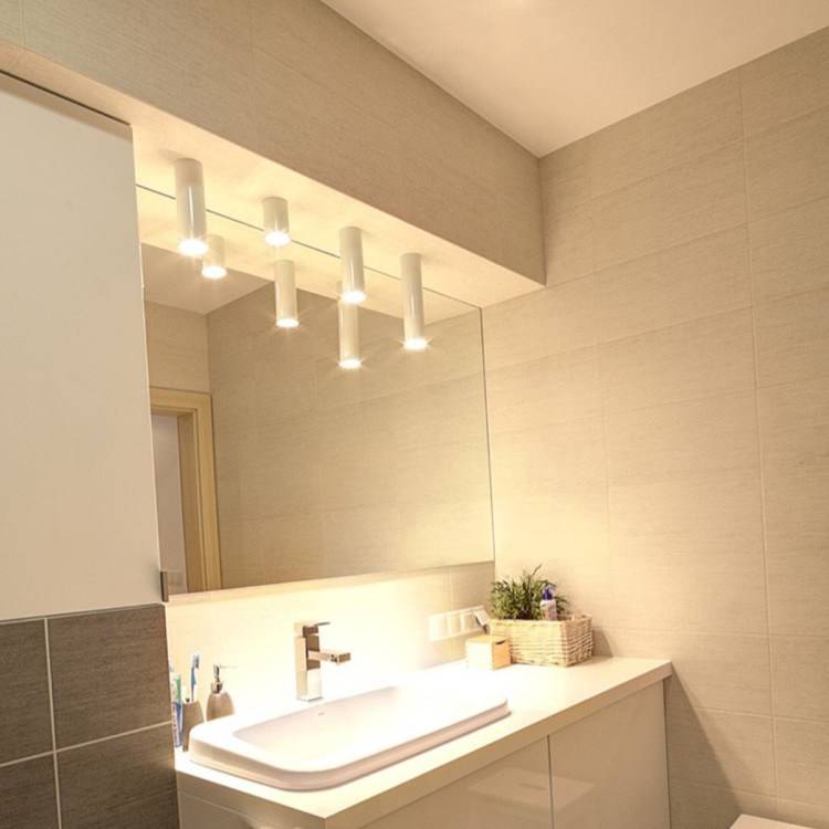 Tuba natynkowa Manacor 17 cm biała 1xGU10 - 8276