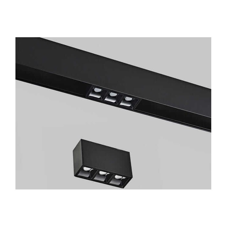 Reflektor do szynoprzewodów Magnetic Star czarny LED 4000K - 8324