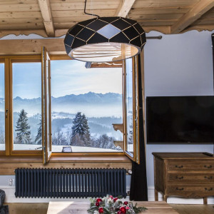 Lampa wisząca Reus czarna 3xE27