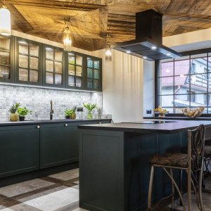 Lampa wisząca Piega 1 amber 1xE14