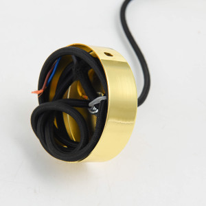 Lampa wisząca Palla złota 1xE14