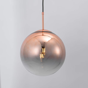 Lampa wisząca Palla miedziana 1xE14