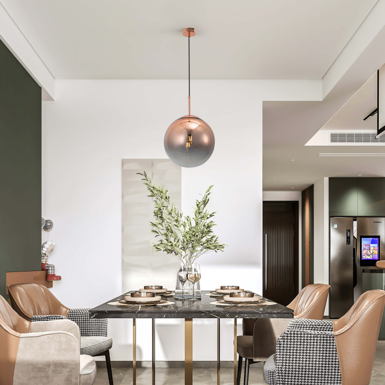 Lampa wisząca Palla miedziana 1xE14 - 8418