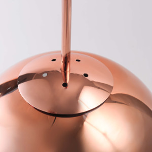 Lampa wisząca Palla miedziana 1xE14