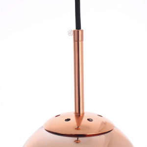 Lampa wisząca Palla miedziana 1xE14