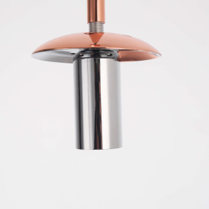 Lampa wisząca Palla miedziana 1xE14