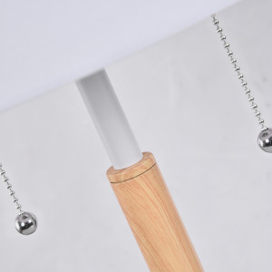 Lampa stołowa Fogo biała 2xE27