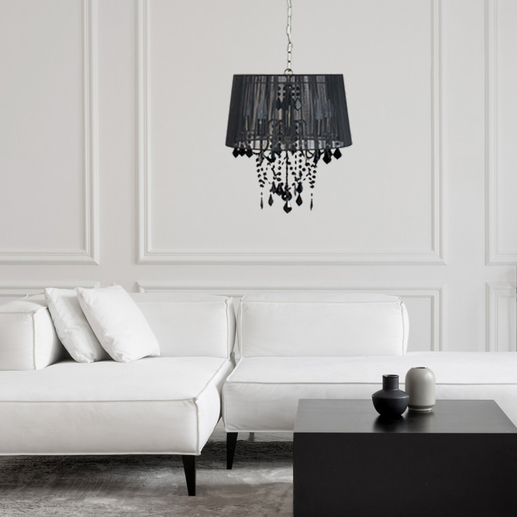 Lampa wisząca Mona czarna 5xE14 - 8478