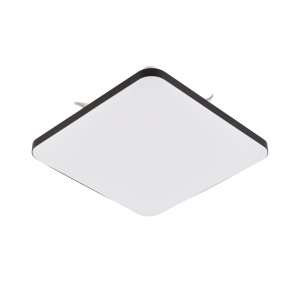 Plafon kwadratowy Babilon 33 cm czarny LED 4000K