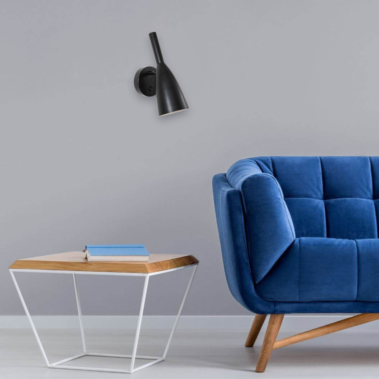 Kinkiet Solin czarny 1xE14 - 8523