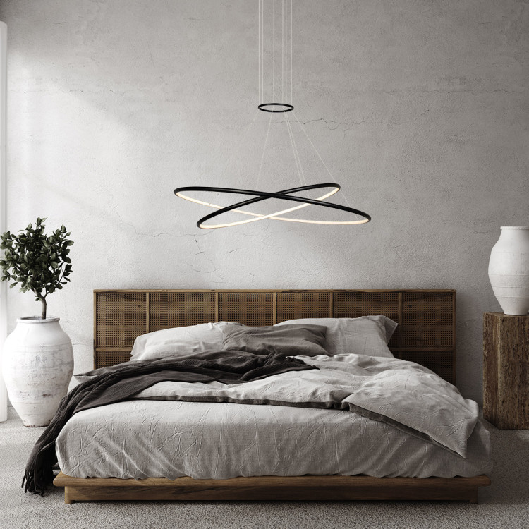 Lampa wisząca Halifax czarna LED 4000K - 8547