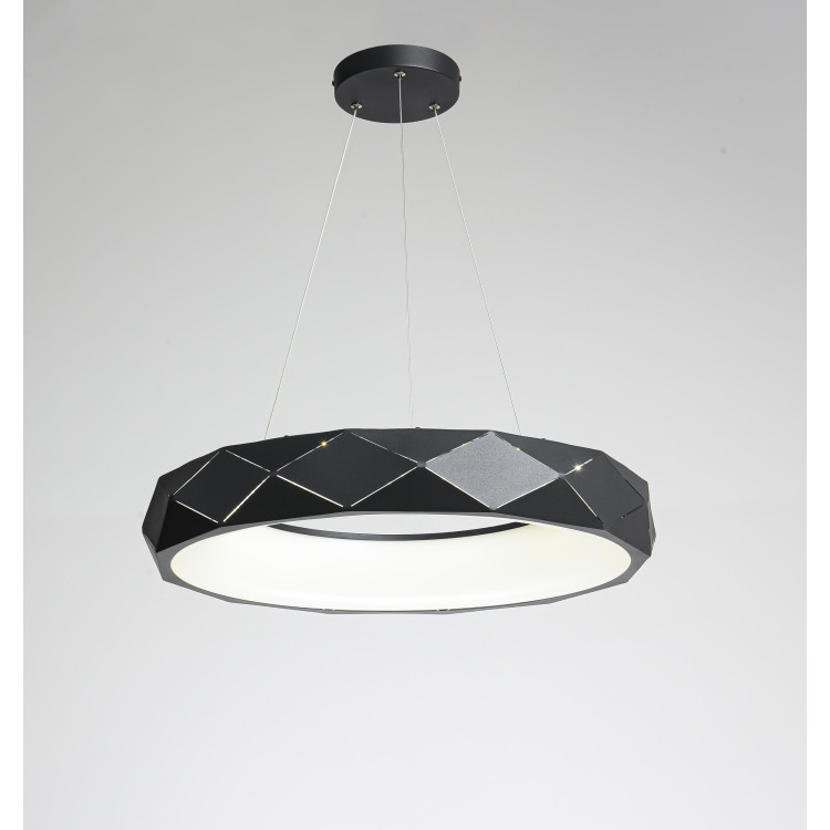 Lampa wisząca Reus czarna LED 4000K - 8629