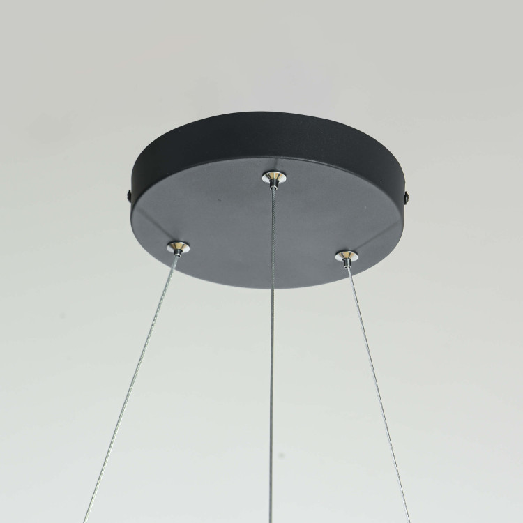 Lampa wisząca Reus czarna LED 4000K - 8630