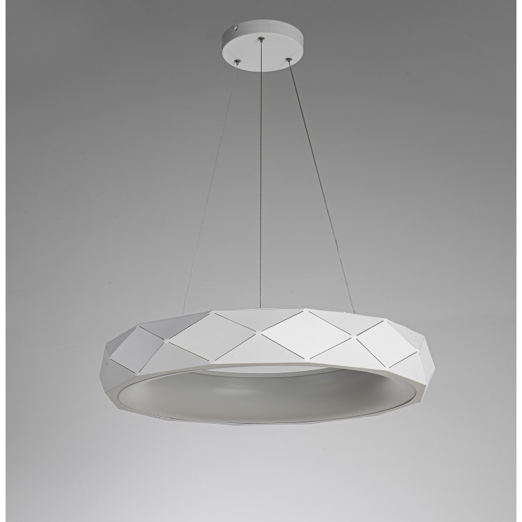 Lampa wisząca Reus biała LED 4000K - 8637