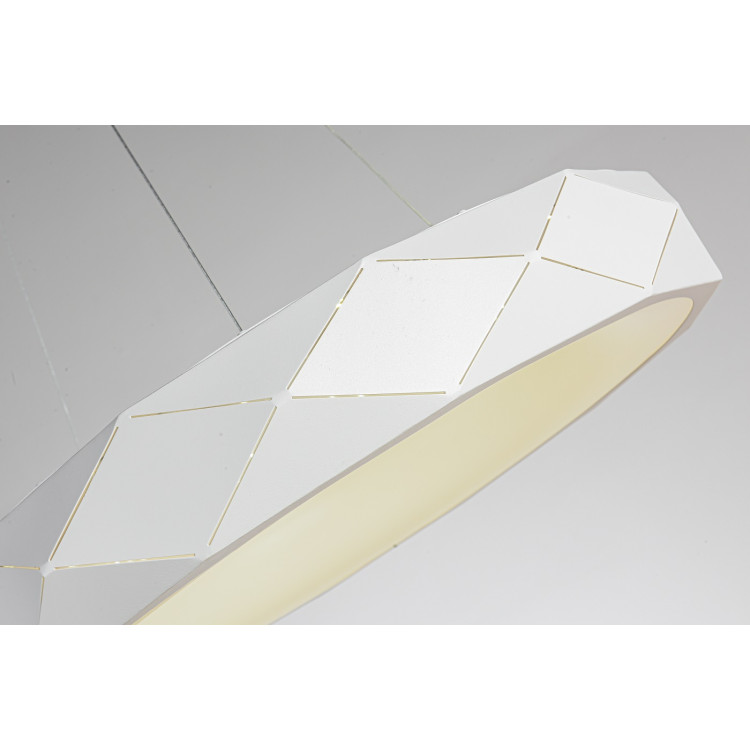 Lampa wisząca Reus biała LED 4000K - 8642
