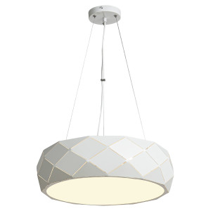 Lampa wisząca Reus biała 3xE27