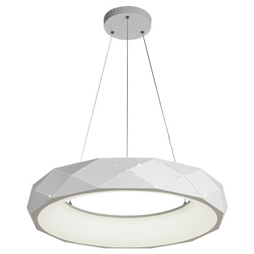 Lampa wisząca Reus 1xLED biała LP-8069/1P LED WH