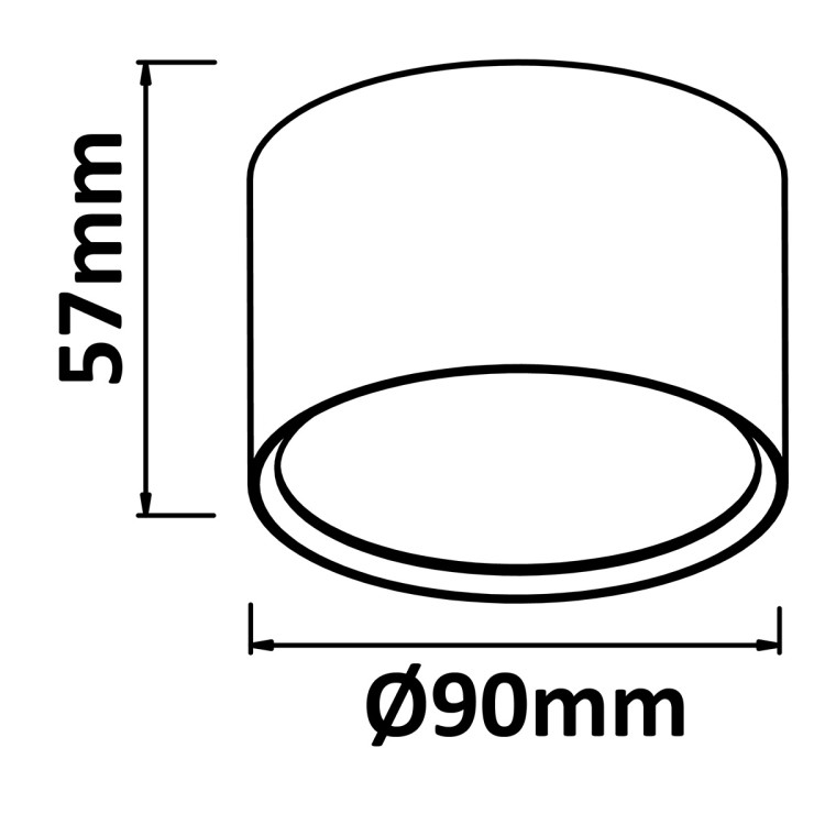 Oprawa natynkowa Kendal biała IP54 LED CCT - 8707