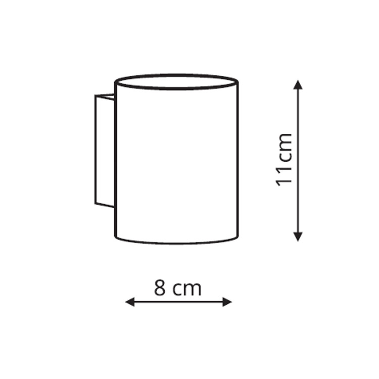Kinkiet Oregon biały 1xG9 - 8803
