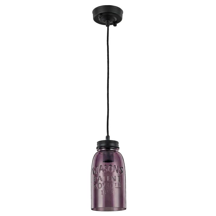 Lampa wisząca Vasto fioletowa LP-42086/1P fiolet - 8824