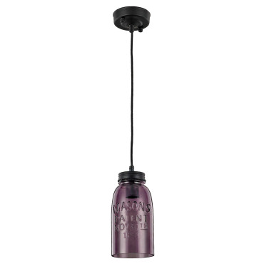 Lampa wisząca Vasto fioletowa LP-42086/1P fiolet