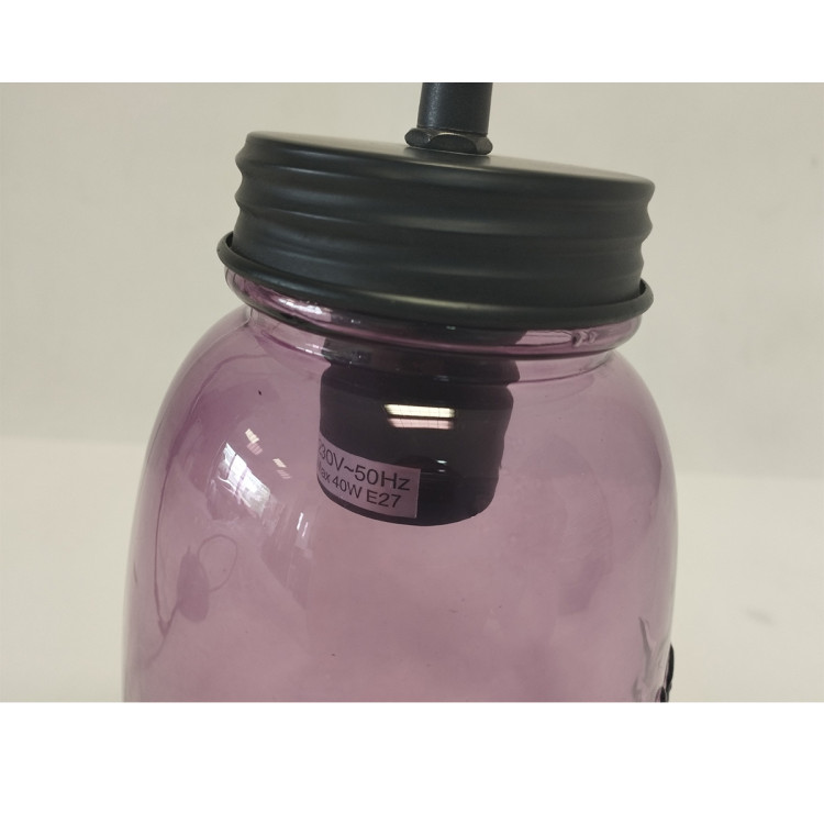 Lampa wisząca Vasto fioletowa LP-42086/1P fiolet - 8827