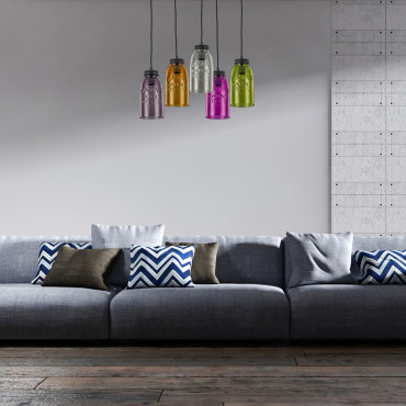 Lampa wisząca Vasto fioletowa LP-42086/1P fiolet