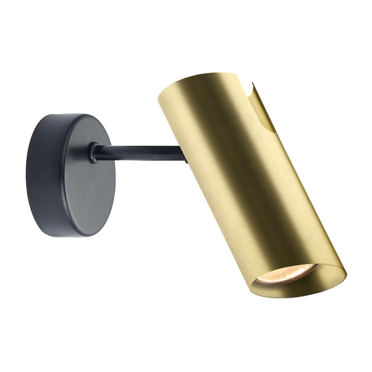 Kinkiet Futuro czarno - złoty 1xGU10 - 8868