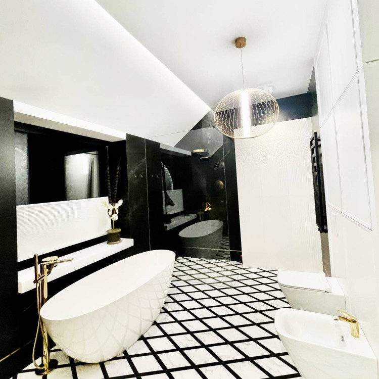 Lampa wisząca Treviso czarna LED CCT - 8879