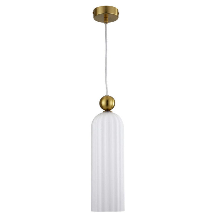 Lampa wisząca Piega 1 biała 1xE14 - 8888