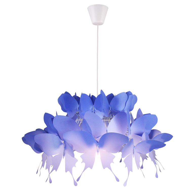 Lampa wisząca Farfalla niebieska 1xE27 - 8897